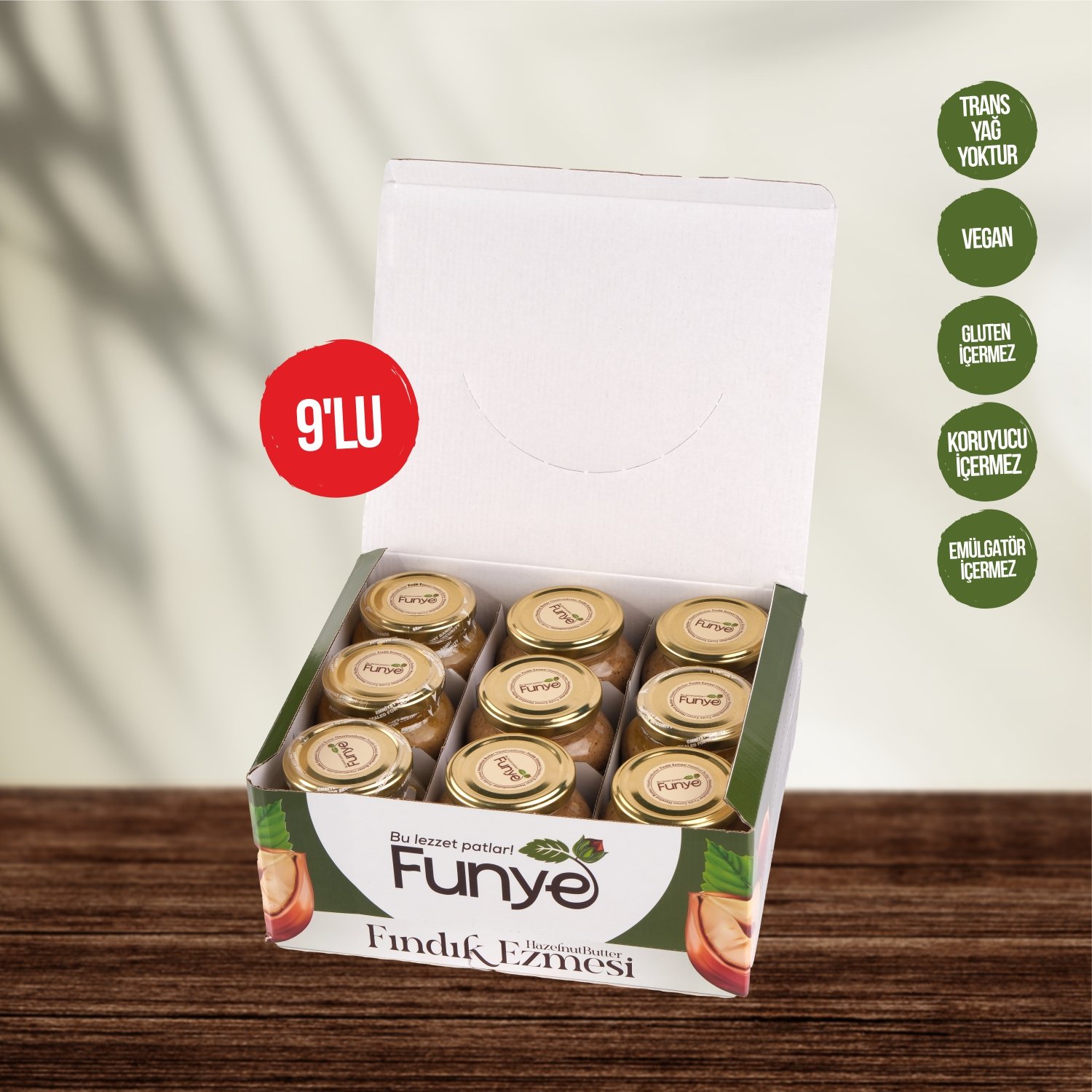 Fındık Ezmesi 300 Gr. 9'lu Koli