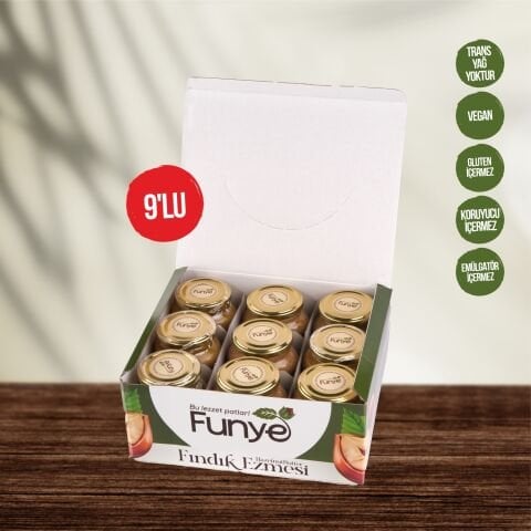 Fındık Ezmesi 300 Gr. 9'lu Koli