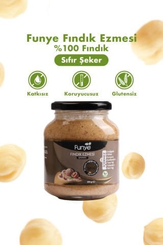 %100 Fındık Ezmesi (Şekersiz) - (300 gr)