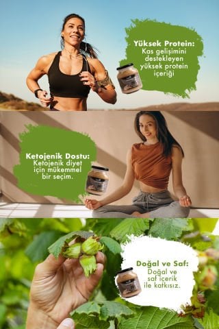 %100 Fındık Ezmesi (Şekersiz) - (300 gr)