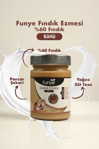 Sütlü Fındık Ezmesi - (330 gr)